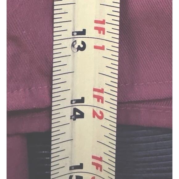 Smocked Back Tie Bohemian Rust Sweetheart Cropped Puffed Sleeves Autumn Blouse L - Picture 5 of 8